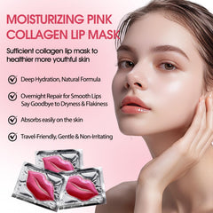 NIYET collagen lip mask application closeup demonstrating smooth, nourished lips.