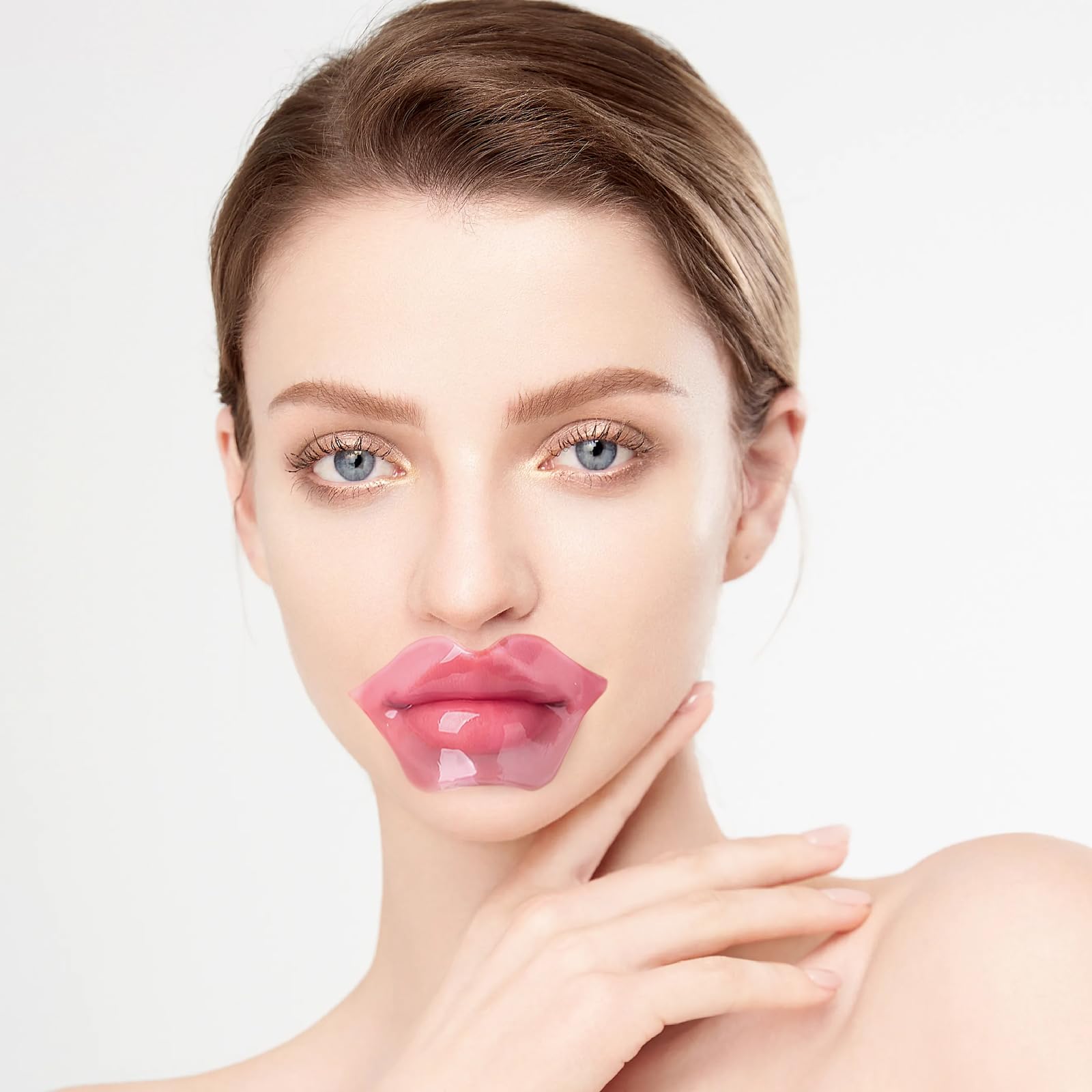 NIYET crystal lip mask wrinkle-softening closeup suggesting subtle smoothing.