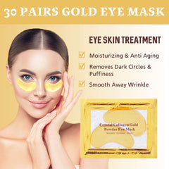 NIYET gold moisturizing eye mask for smoother contours and refreshed look