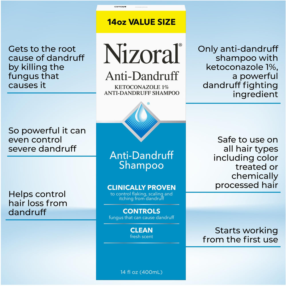 Nizoral shampoo lather in hand demonstrating rich foam