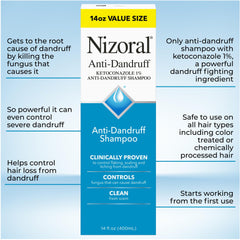 Nizoral shampoo lather in hand demonstrating rich foam
