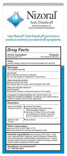 Nizoral bundle on shelf showcases combined anti-dandruff solution.