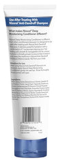 Nizoral conditioner bottle emphasizes deep hydration for soft, manageable hair.