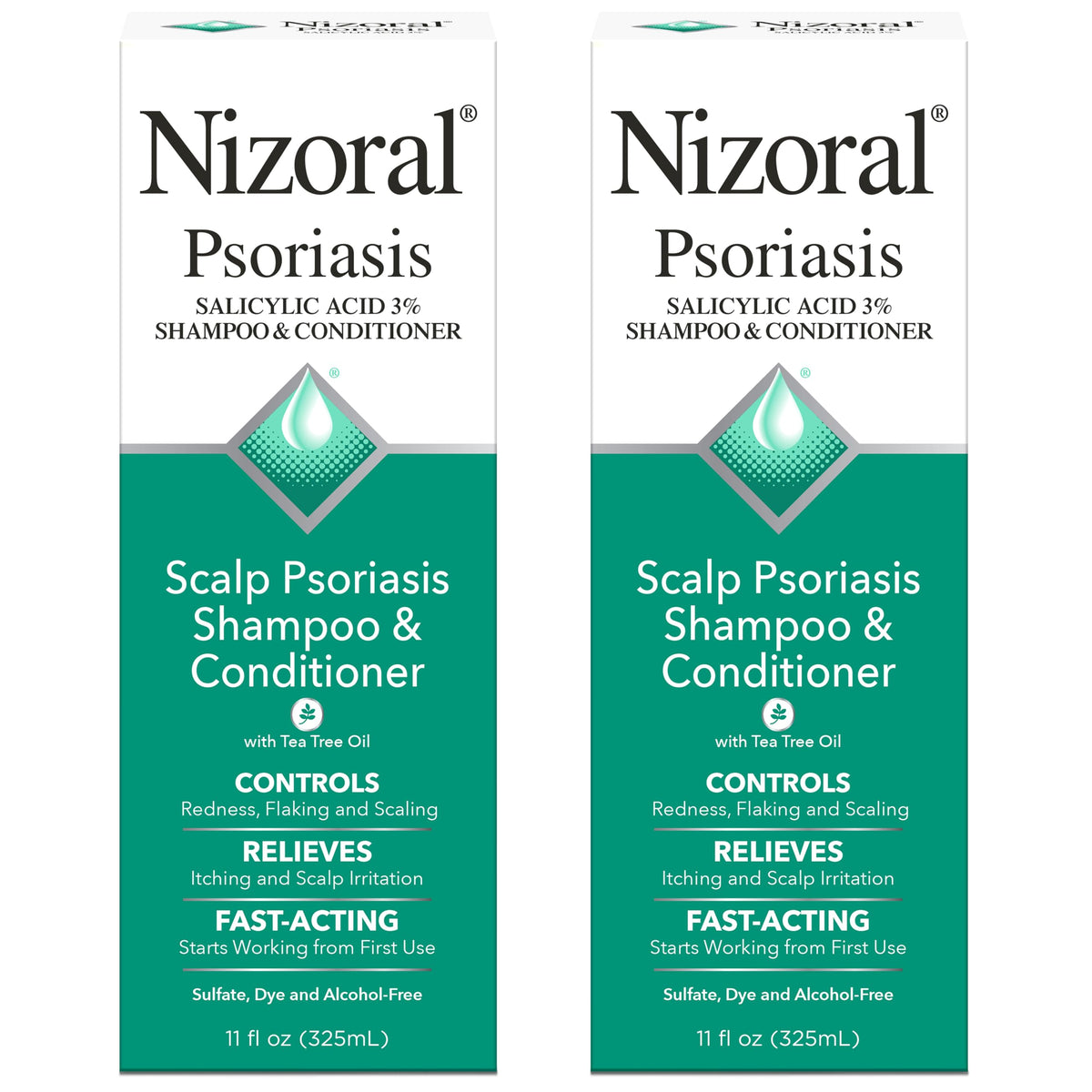 Nizoral psoriasis shampoo bottle ready for gentle scalp cleansing.