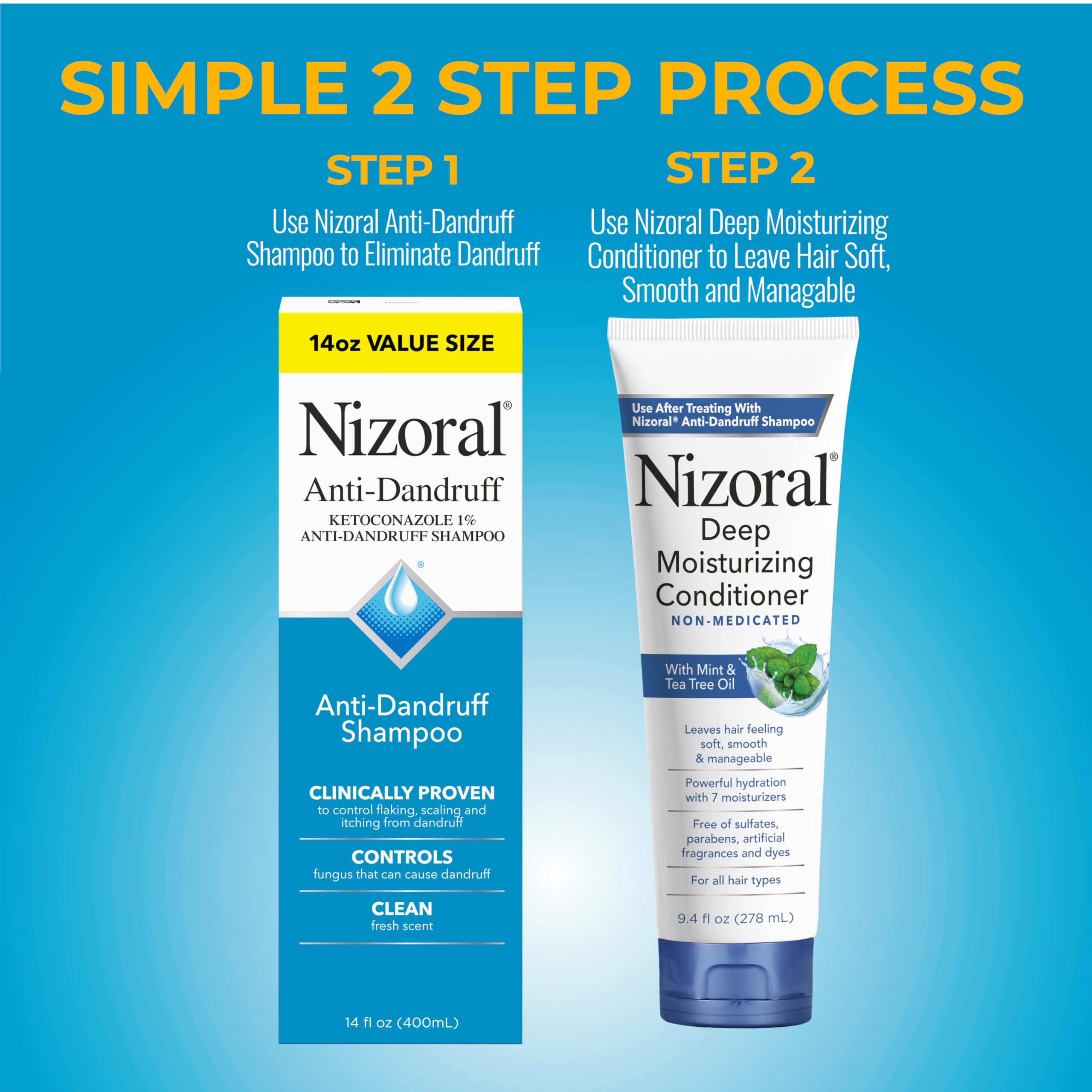Nizoral shampoo lather closeup indicating cleansing power.