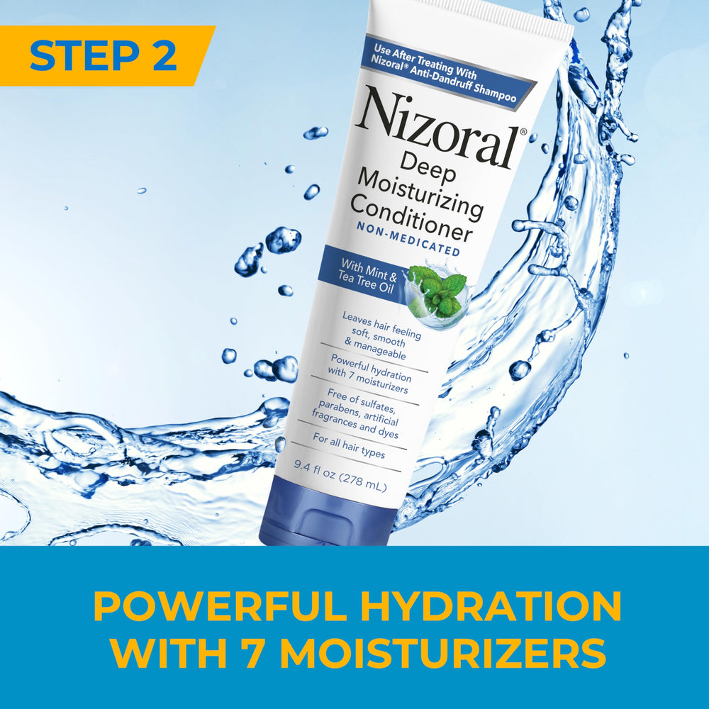 Nizoral ingredients tea tree oil mint hint suggests refreshing scalp care.