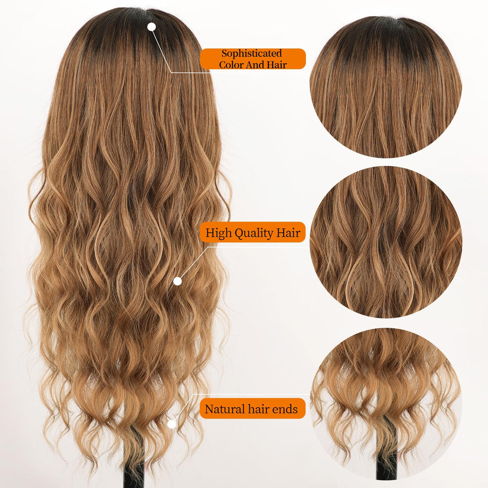 Nnzes model wearing wig, beginner-friendly styling, comfortable fit.