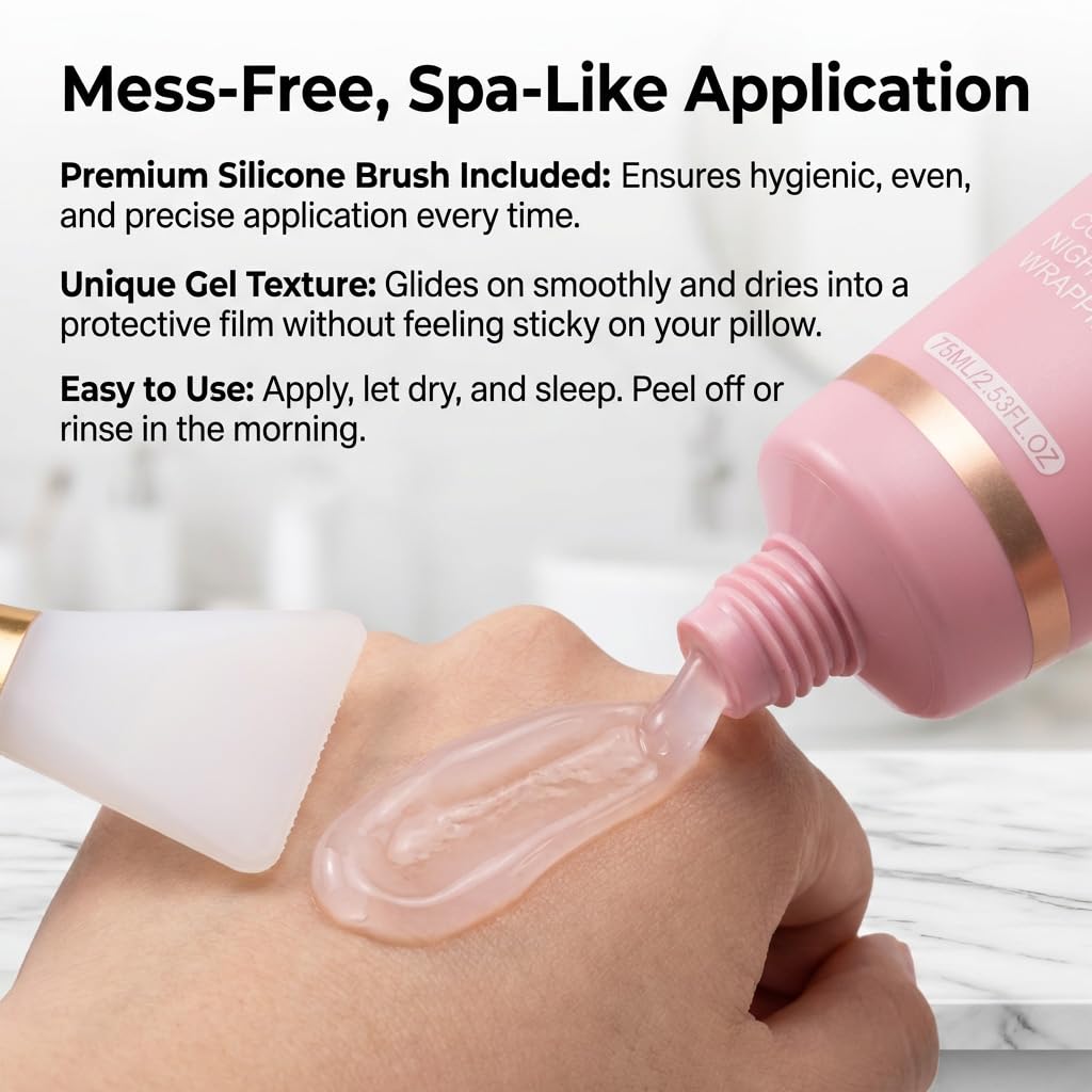 No Bald Hydrating Face Mask close-up emphasizes soothing moisture.