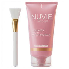 No Bald Nuvie collagen mask packshot highlighting hydration and glow.