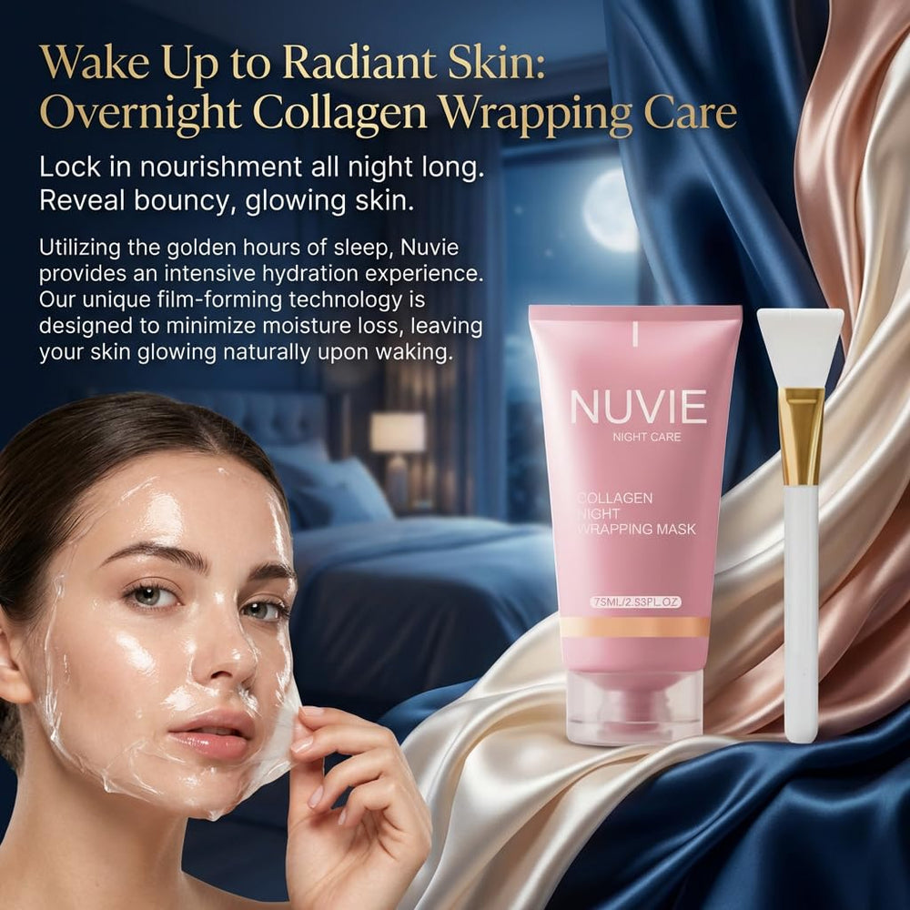 No Bald Yuri night wrap mask packshot for overnight nourishment.