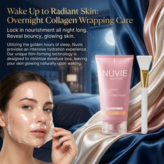 No Bald Yuri night wrap mask packshot for overnight nourishment.