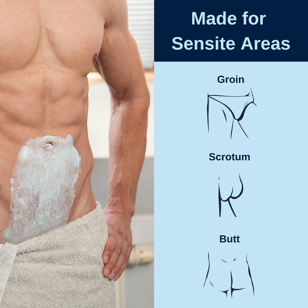 NO HAIR CREW timing for manscaping to tailor hair removal.