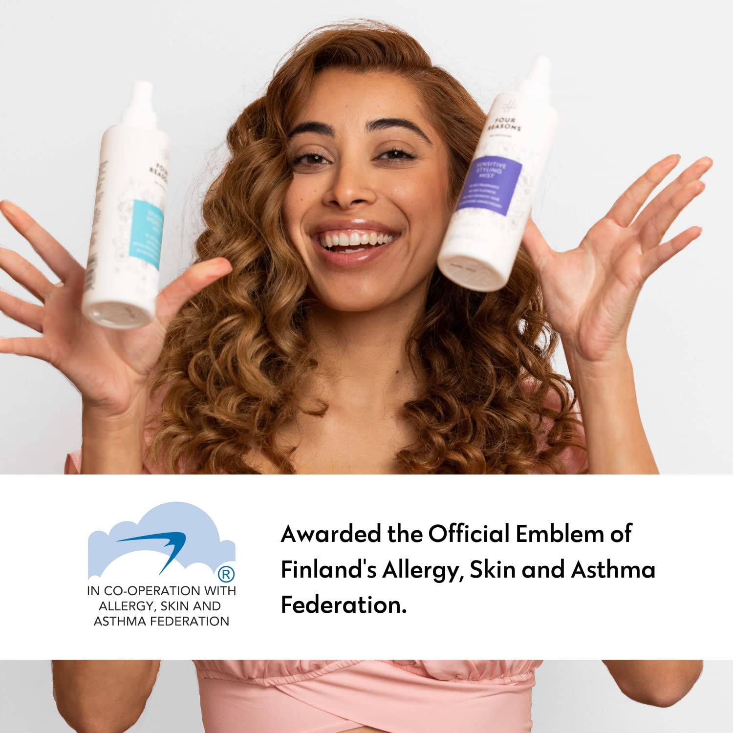 No Nothing Moisture Mist fragrance-free label communicates hypoallergenic formula.