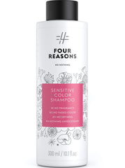 No Nothing Sensitive Shampoo bottle highlighting color protection for color-treated hair.