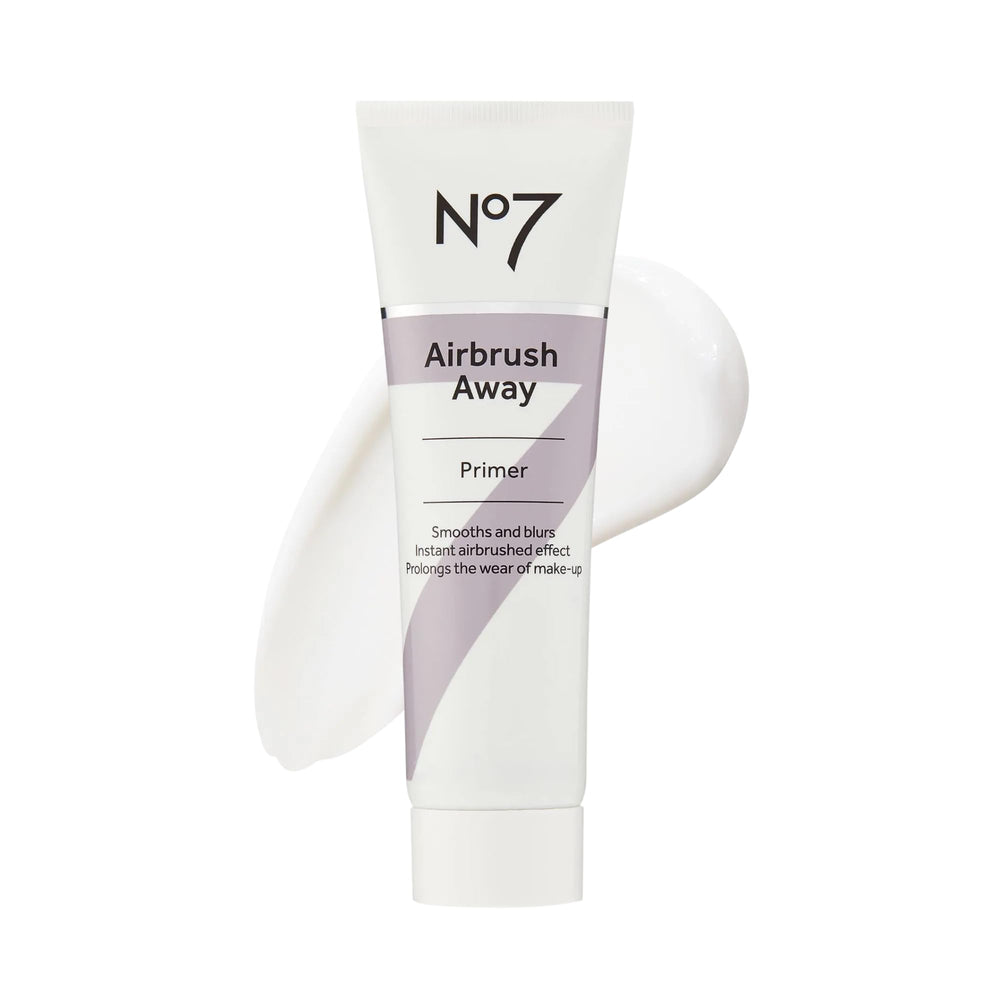 No7 Airbrush Away primer en bote de 30 ml para base suave.