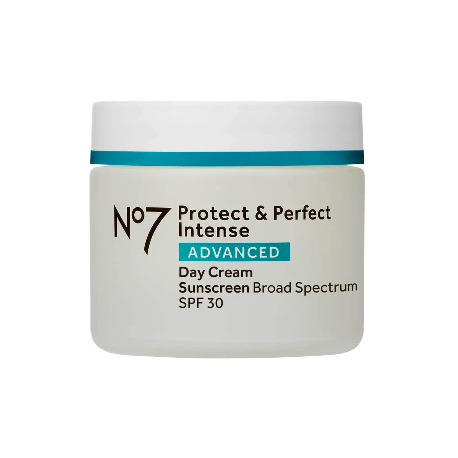 No7 Protect & Perfect: bote crema facial que ofrece hidratación y protección diaria.