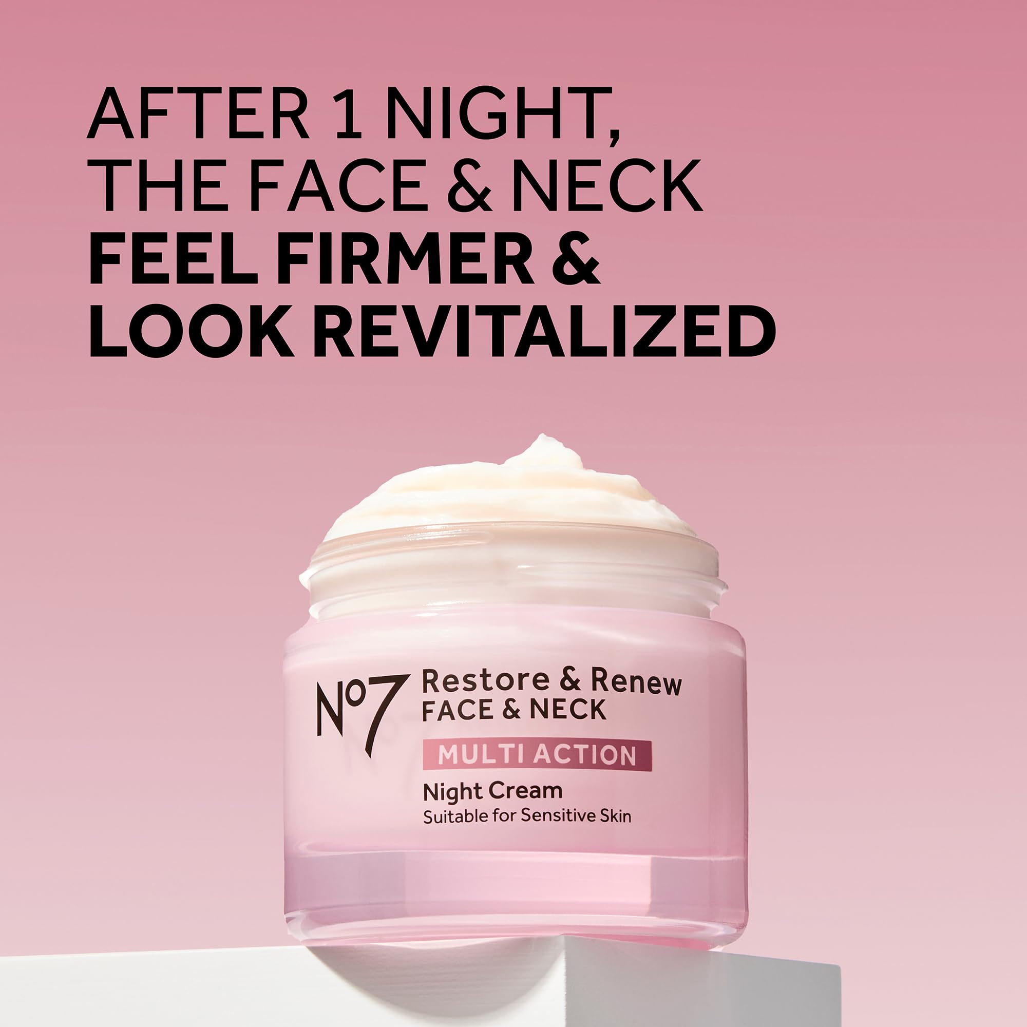 No7 Day Cream SPF 30 in a morning pump ready for daily protection.