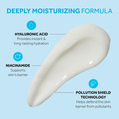 Textura gel-crema nocturna de No7 HydraLuminous+ que penetra rápido y refresca.