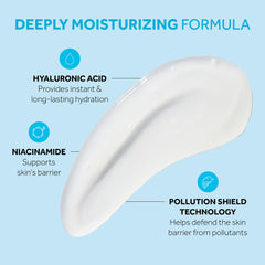 Aplicación matutina de No7 HydraLuminous en rostro