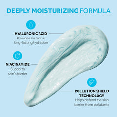 No7 HydraLuminous+ texture closeup suggests rapid absorption for 15-minute treatments.