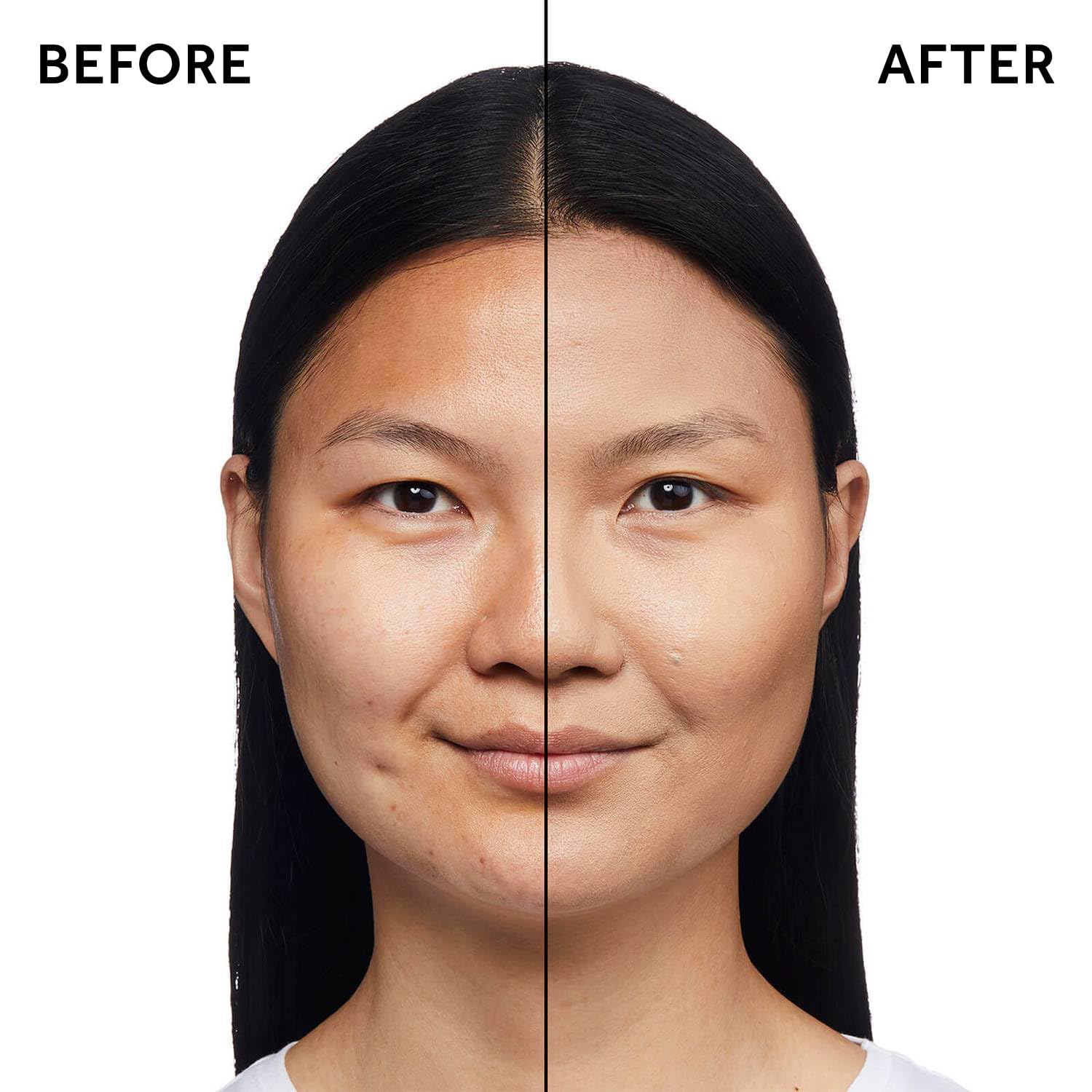 No7 Lift & Luminate textura flexible, rostro sin migrar a líneas.