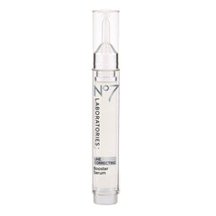 No7 Line Correcting Booster Serum bottle showcases premium packaging and inviting hydration.