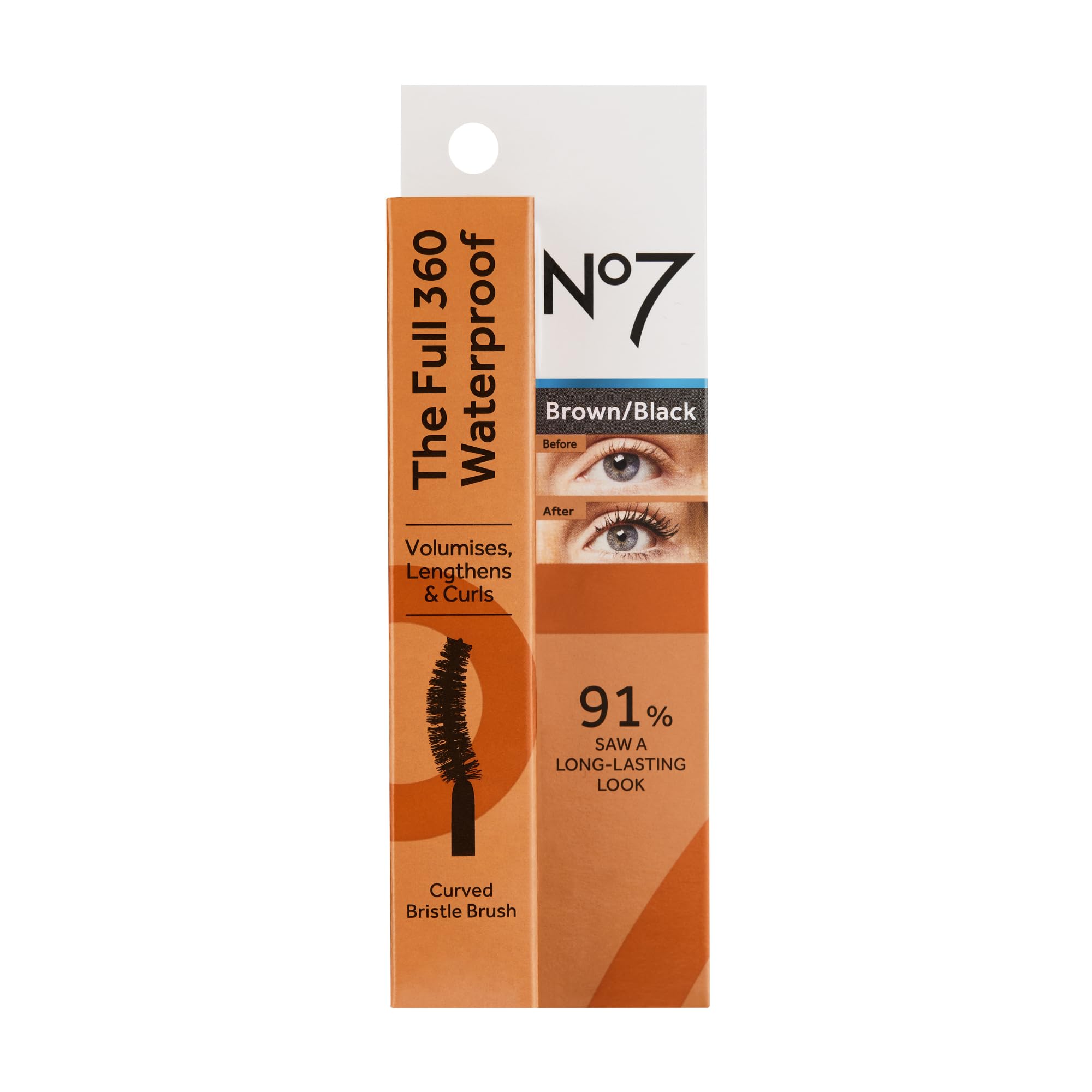 No7 The Full 360 Waterproof, aporta nutrición con vitamina B durante el uso.