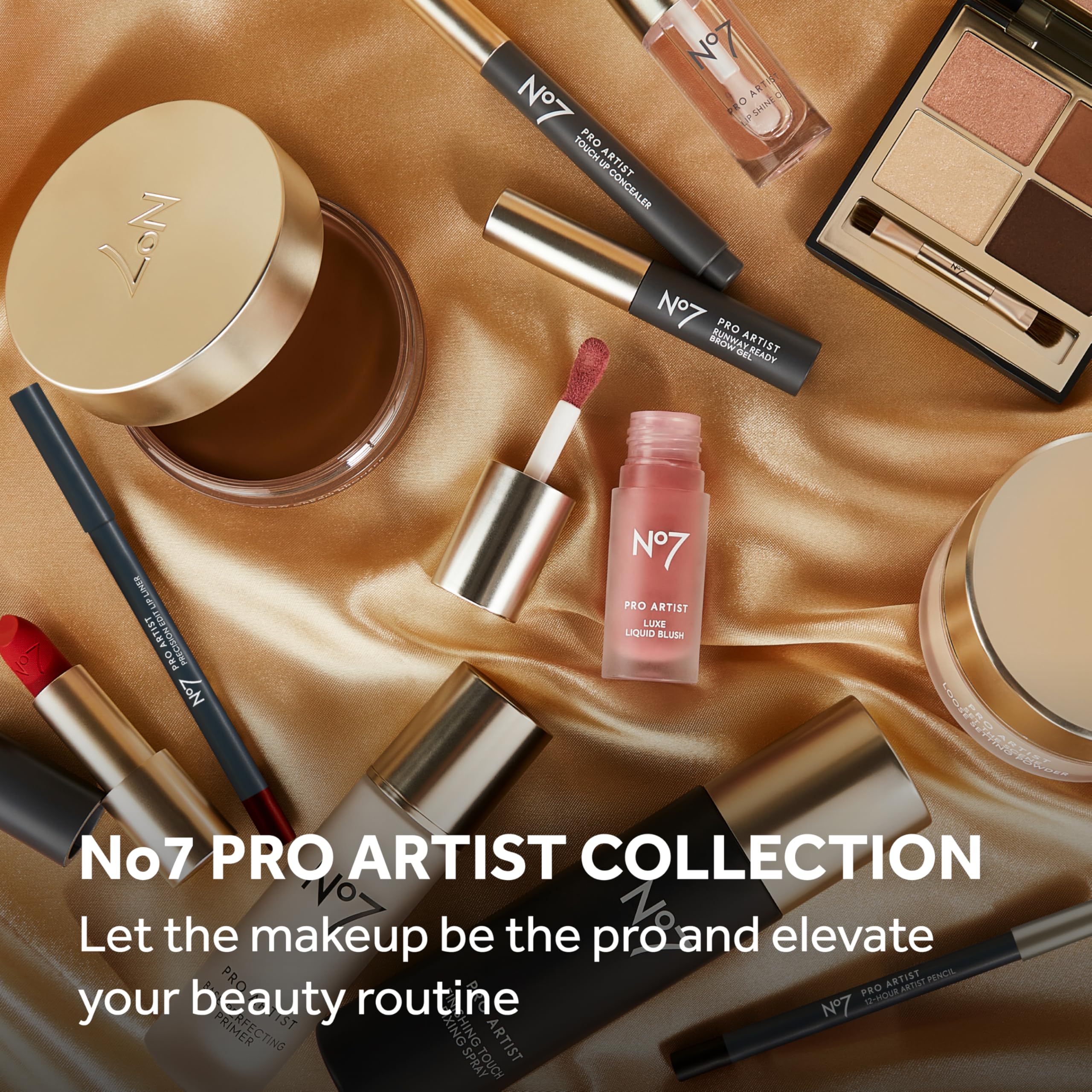 Envase de No7 Pro Artist Base Iluminador que inspira confianza al usarlo