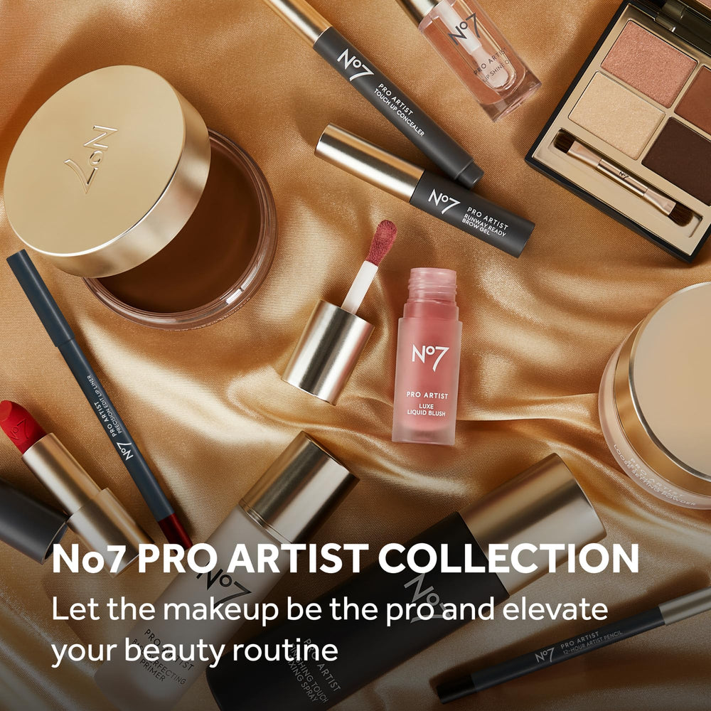 No7 Pro Artist Soft Glow ofrece un acabado diario sutil y versátil.
