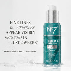 Aplicación de No7 Protect and Perfect serum en cuello para efecto suave de firmeza