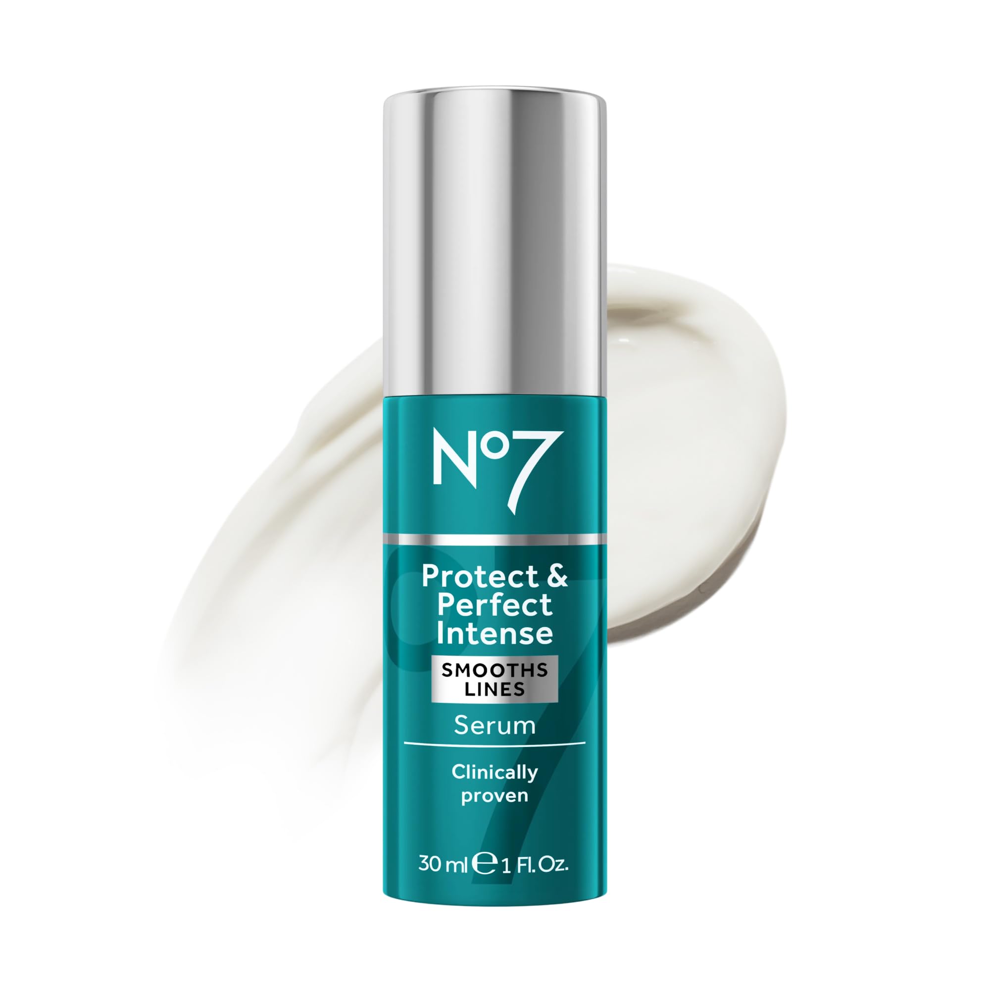 No7 Protect and Perfect serum en botella para cuidado diario y antiarrugas