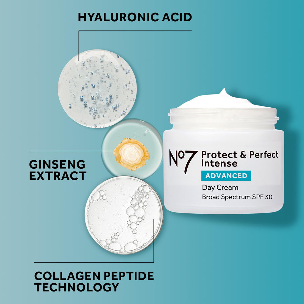 No7 Protect & Perfect Intense day cream ready for daily routine