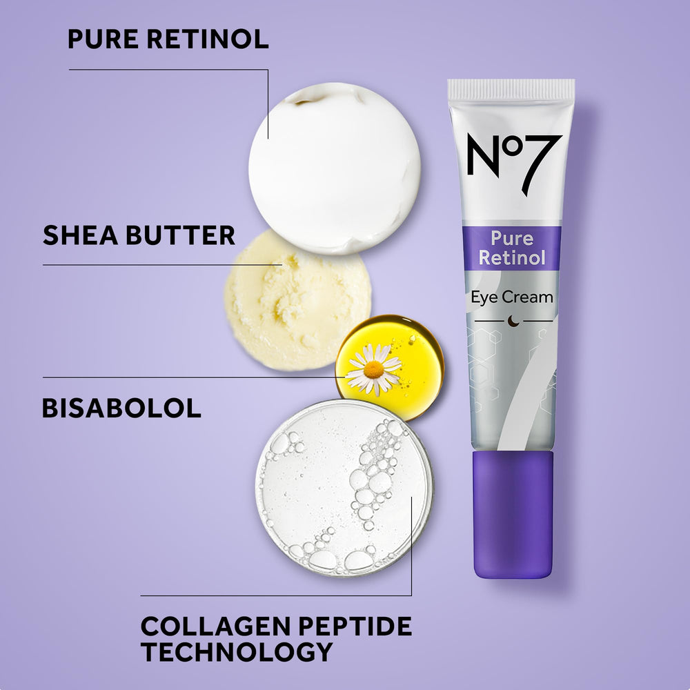 Manteca de karité en la crema de ojos No7 para nutrición profunda