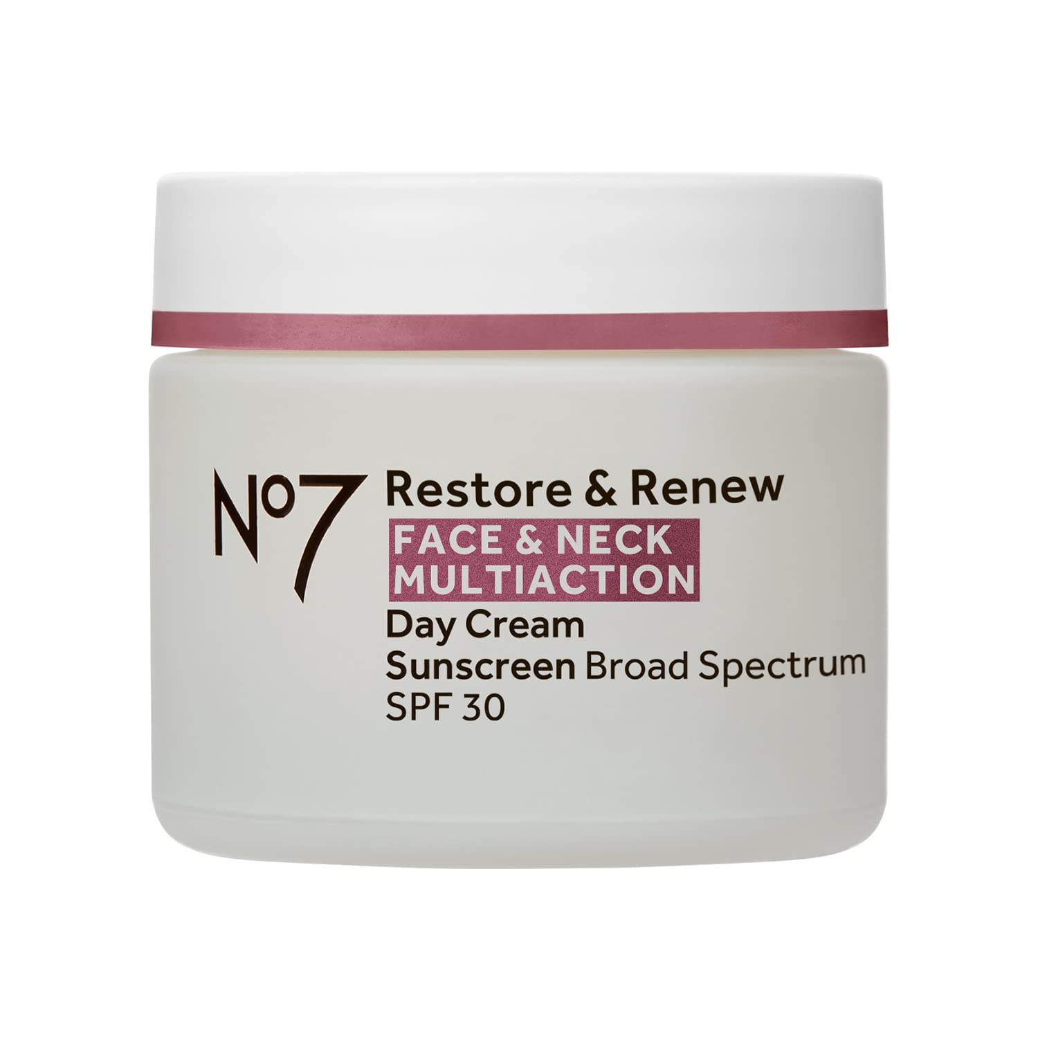 No7 Restore & Renew crema facial, textura lujosa para firmeza y suavidad