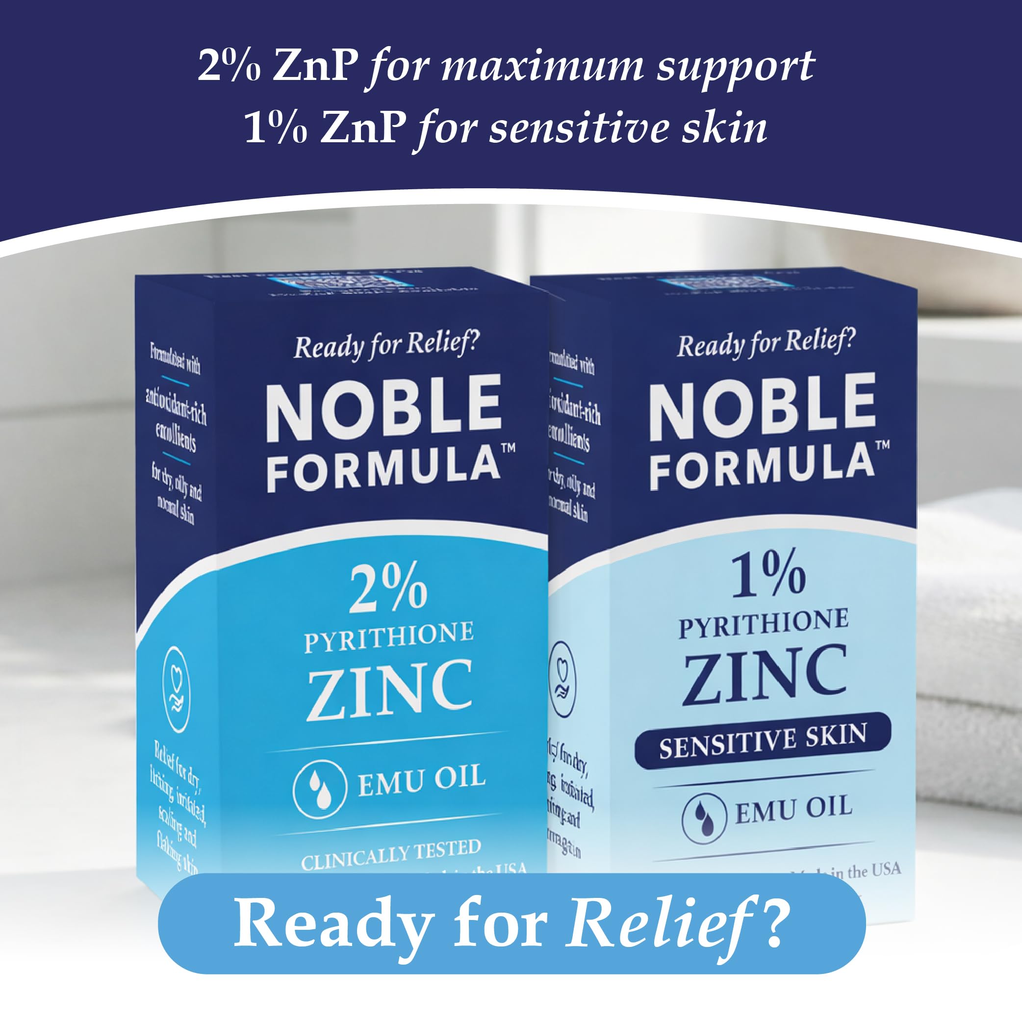Noble Formula bar handmade in the USA held in hand
