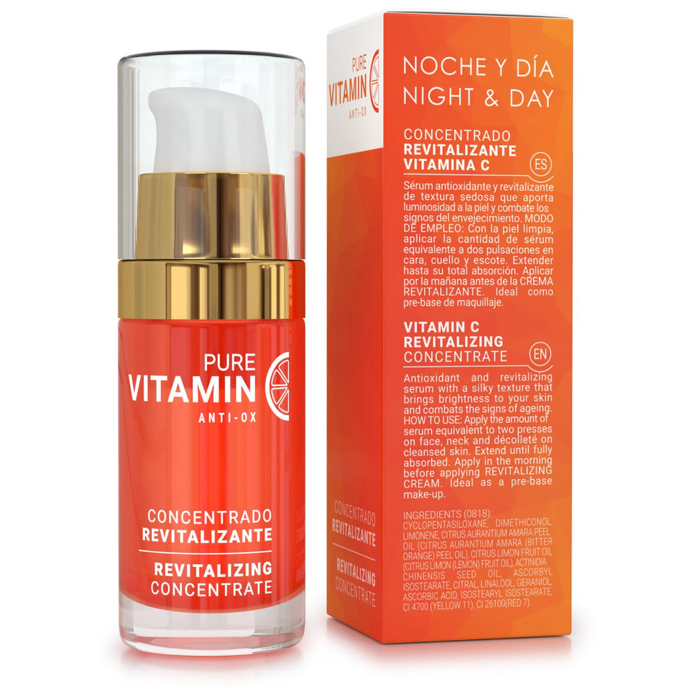 Noche Y Dia Vitamin C Serum daily routine for refreshed skin.