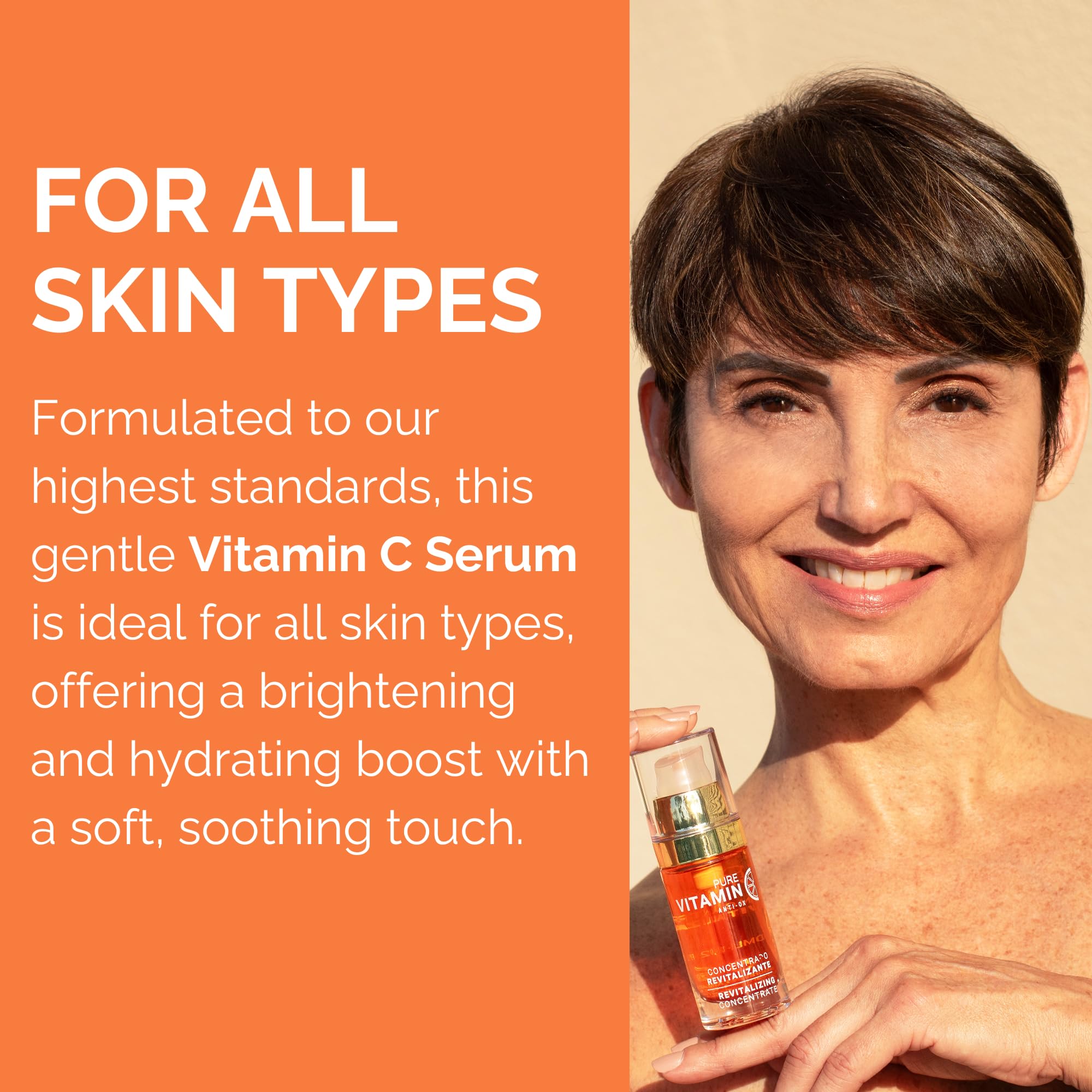 Noche Y Dia Vitamin C Serum silky texture absorbs easily.