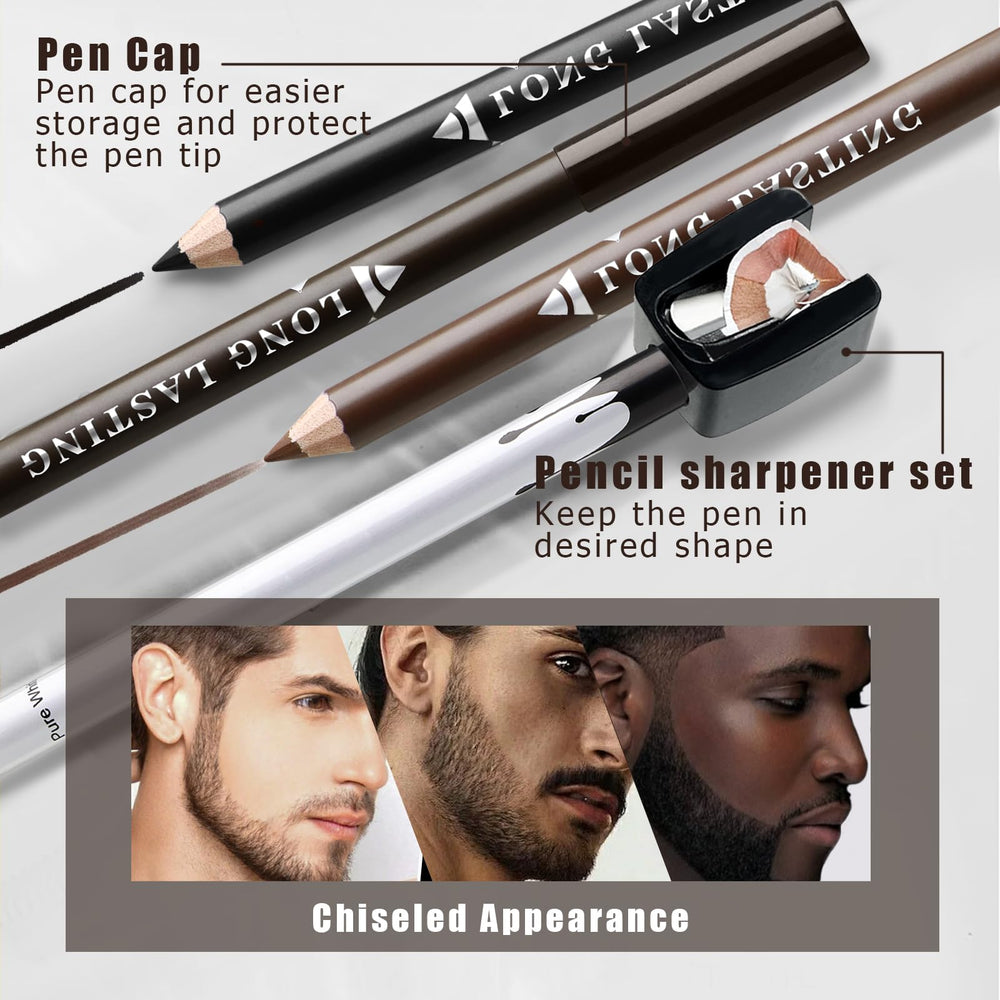 Noerrors barber pencil cap-on tip keeping the pencil tip sharp for precise drawing
