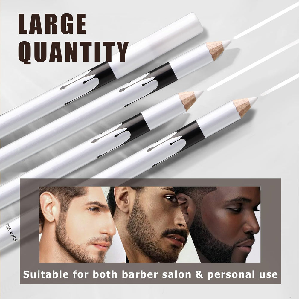 Noerrors barber pencil tip sharpening close-up shows crisp hairline edges.