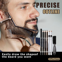 Noerrors barber pencil white close-up for easy hairline outlining and neat look
