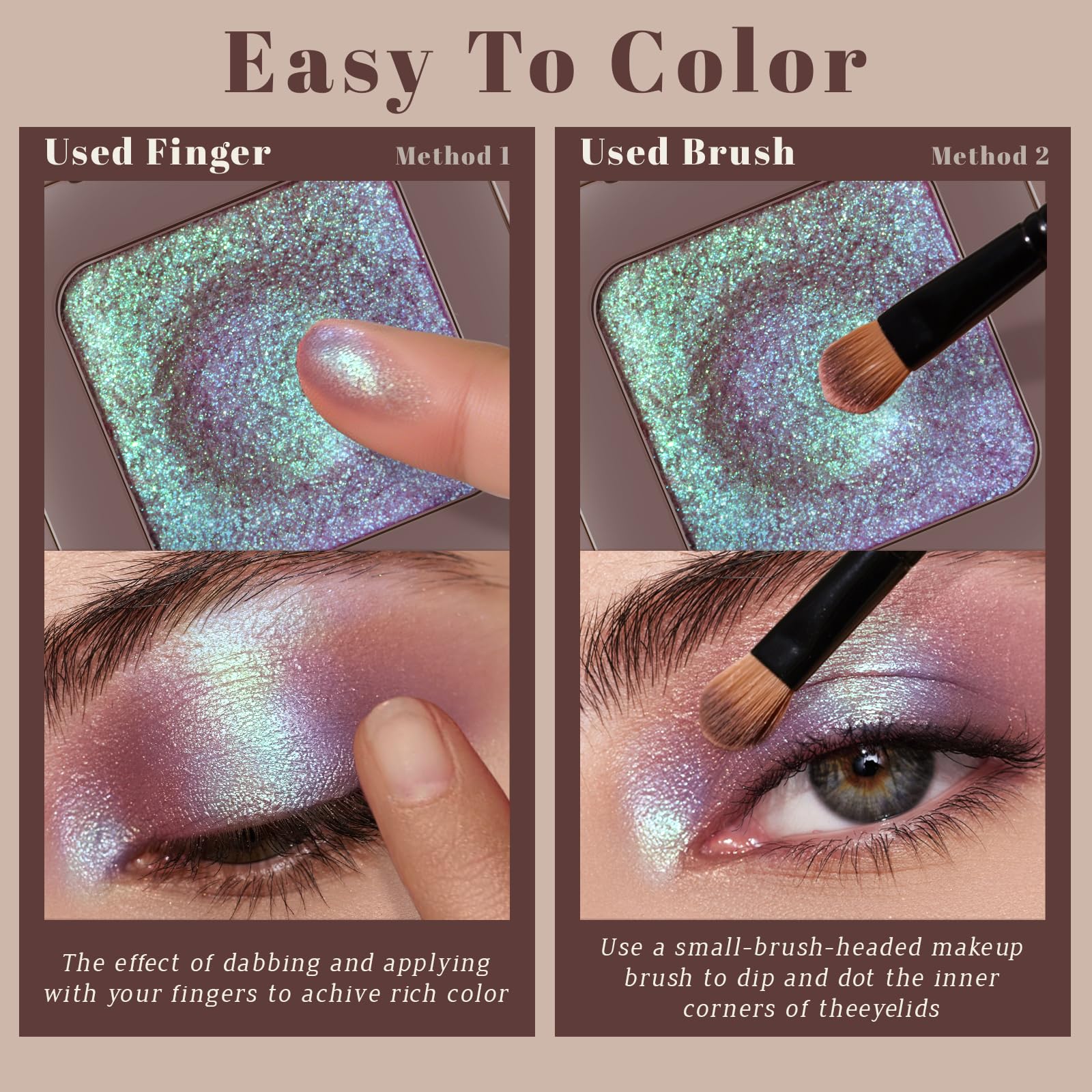Noerrors built-in mirror enables quick touch-ups on the go.