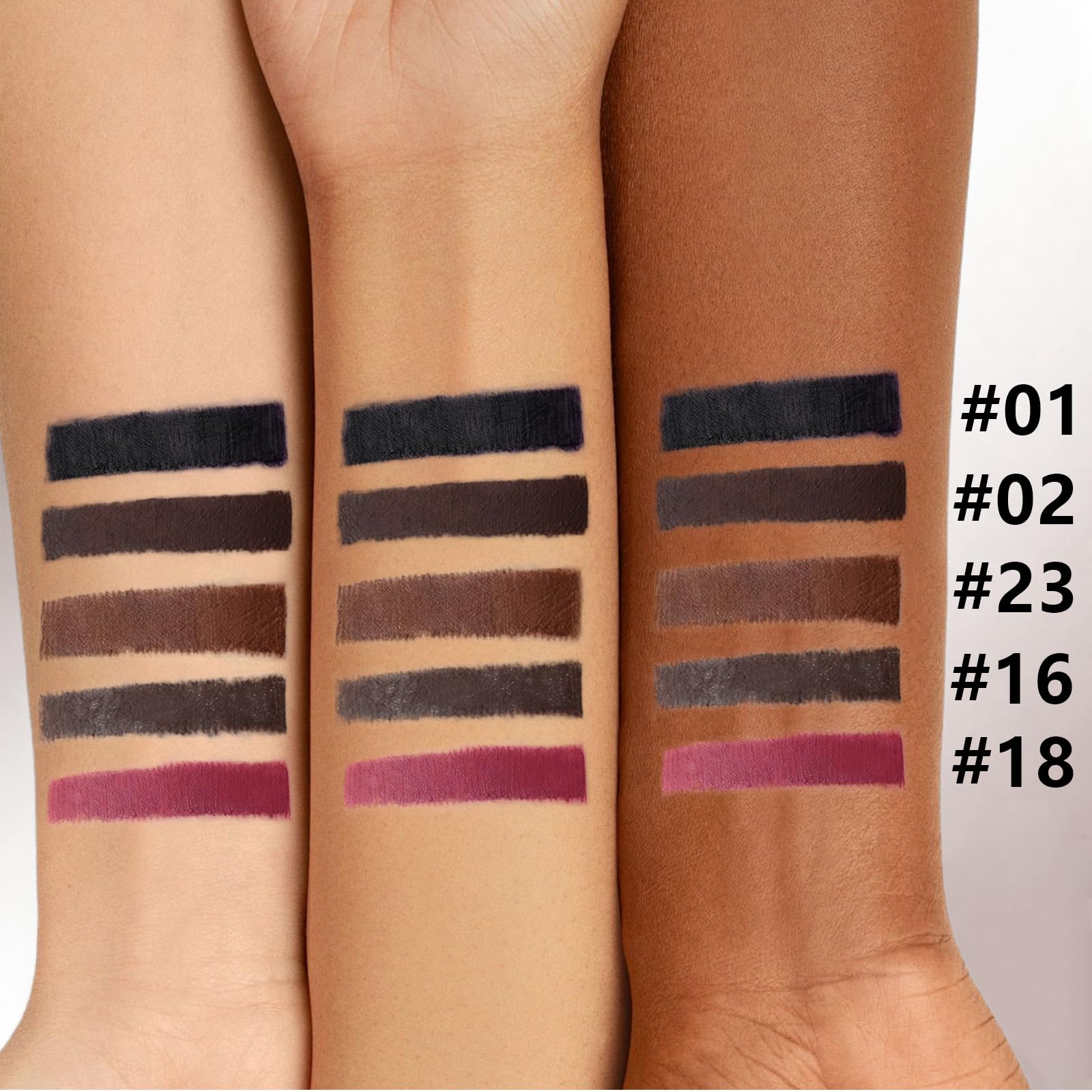 Noerrors delineador gel ciruela para look intenso y pigmentación rica.