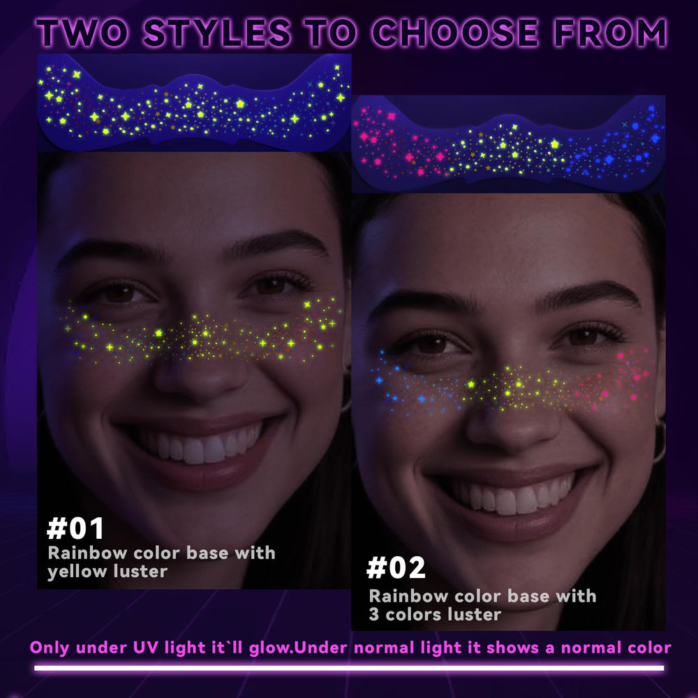 Noerrors easy-application freckles simplify festive makeup