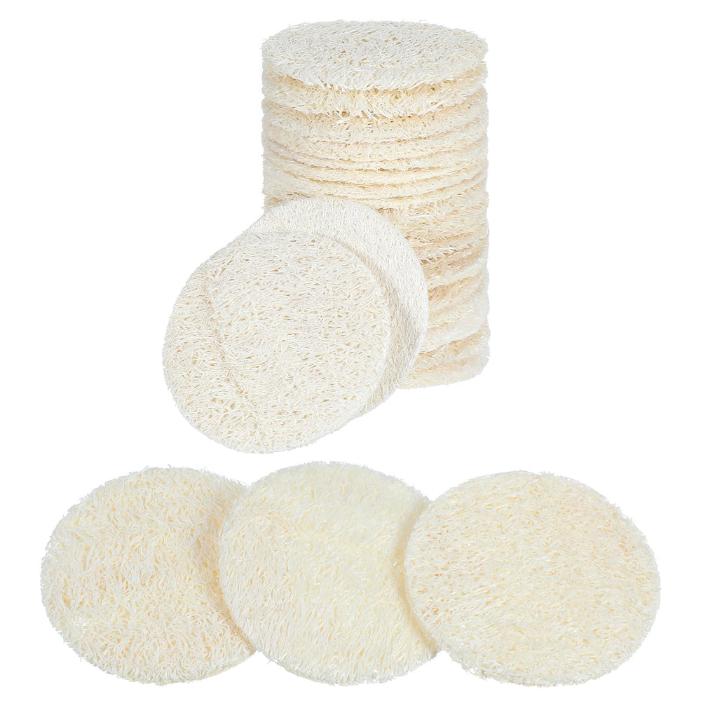 Nogeqi esponja lufa facial 20 piezas para limpieza suave