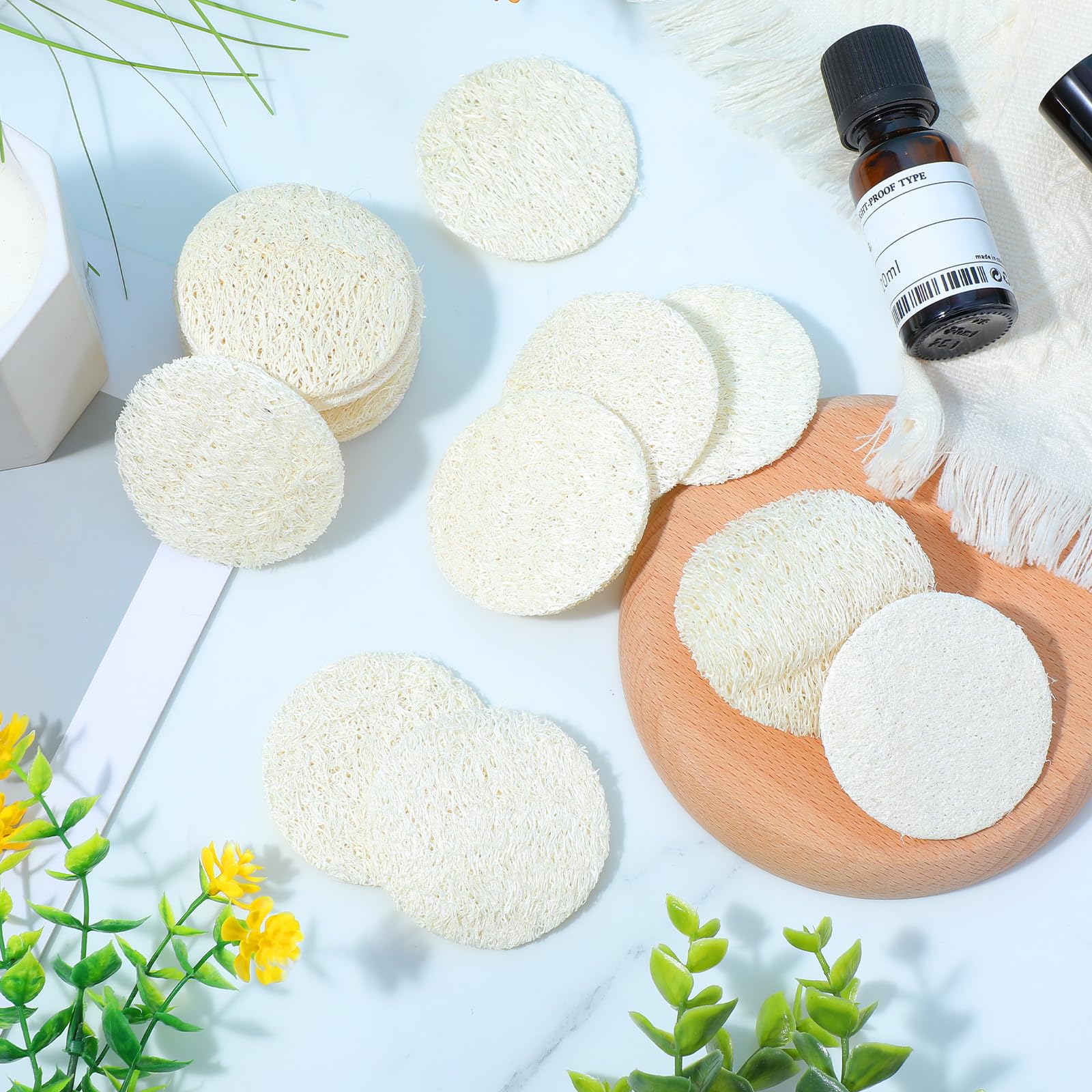 Nogeqi lufa facial compacta para viajes