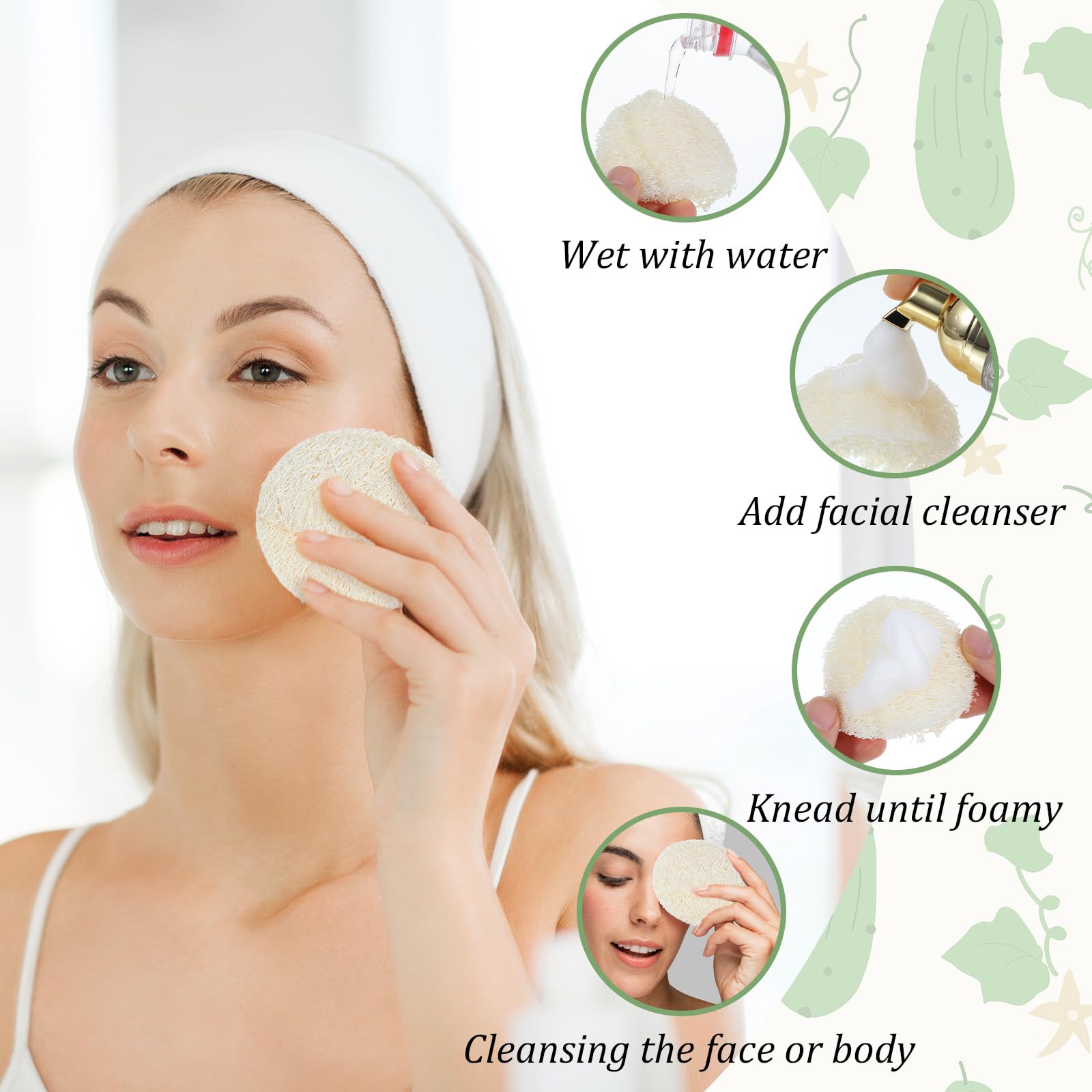 Nogeqi lufa natural para cuidado de la piel
