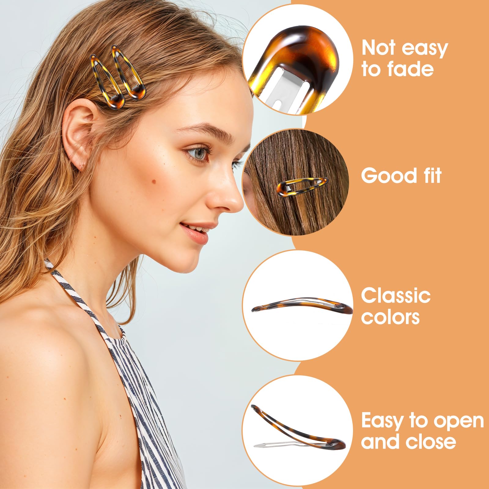 Nogeqi accesorios pelo Carey, cómodo y práctico