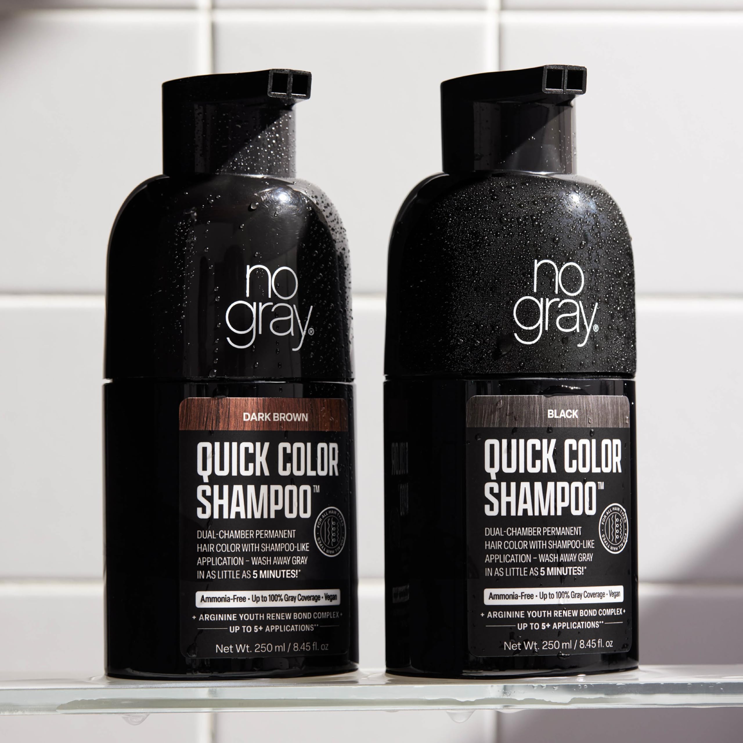 No Gray: mezcla hialuronico para cabello nutrido y suave.
