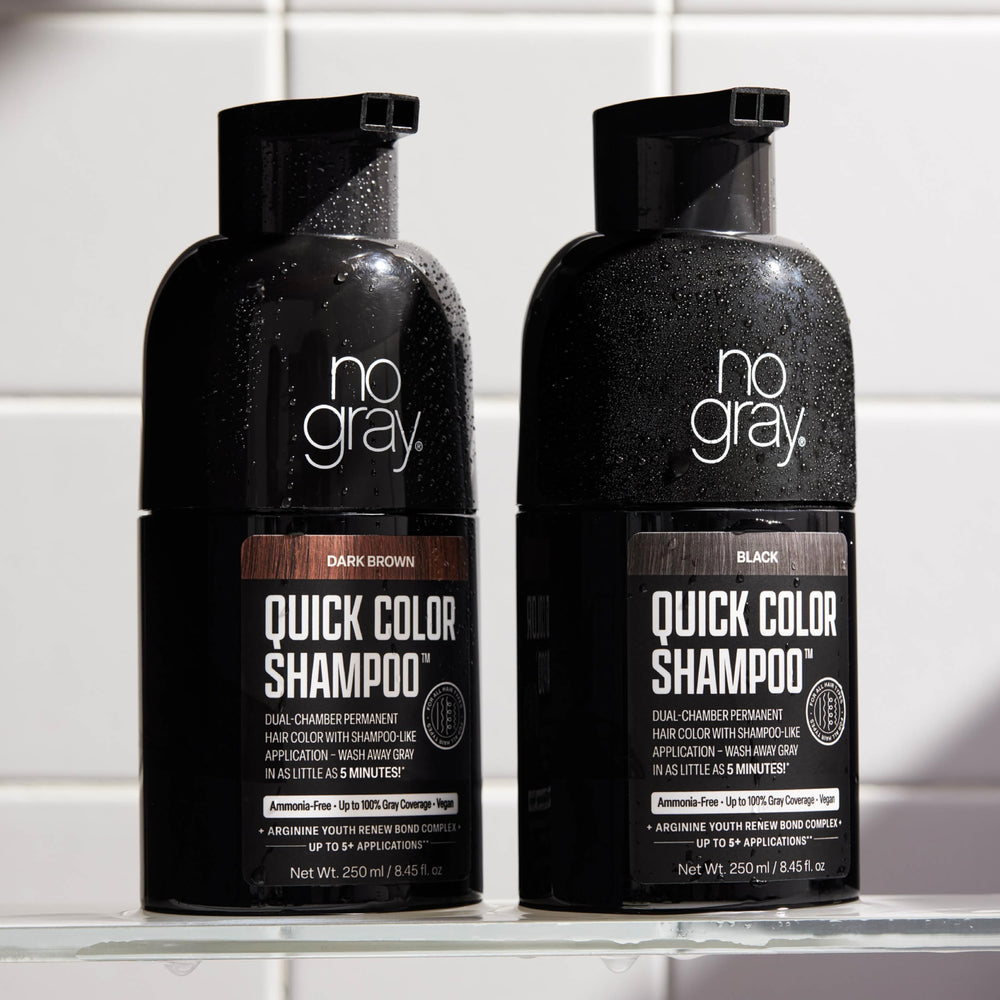 No Gray: mezcla hialuronico para cabello nutrido y suave.