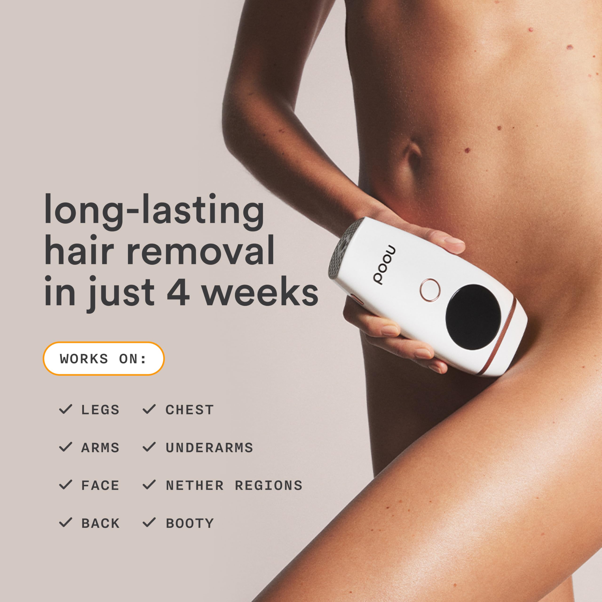 Nood Flasher 2.0 held for at-home use, showing easy application.